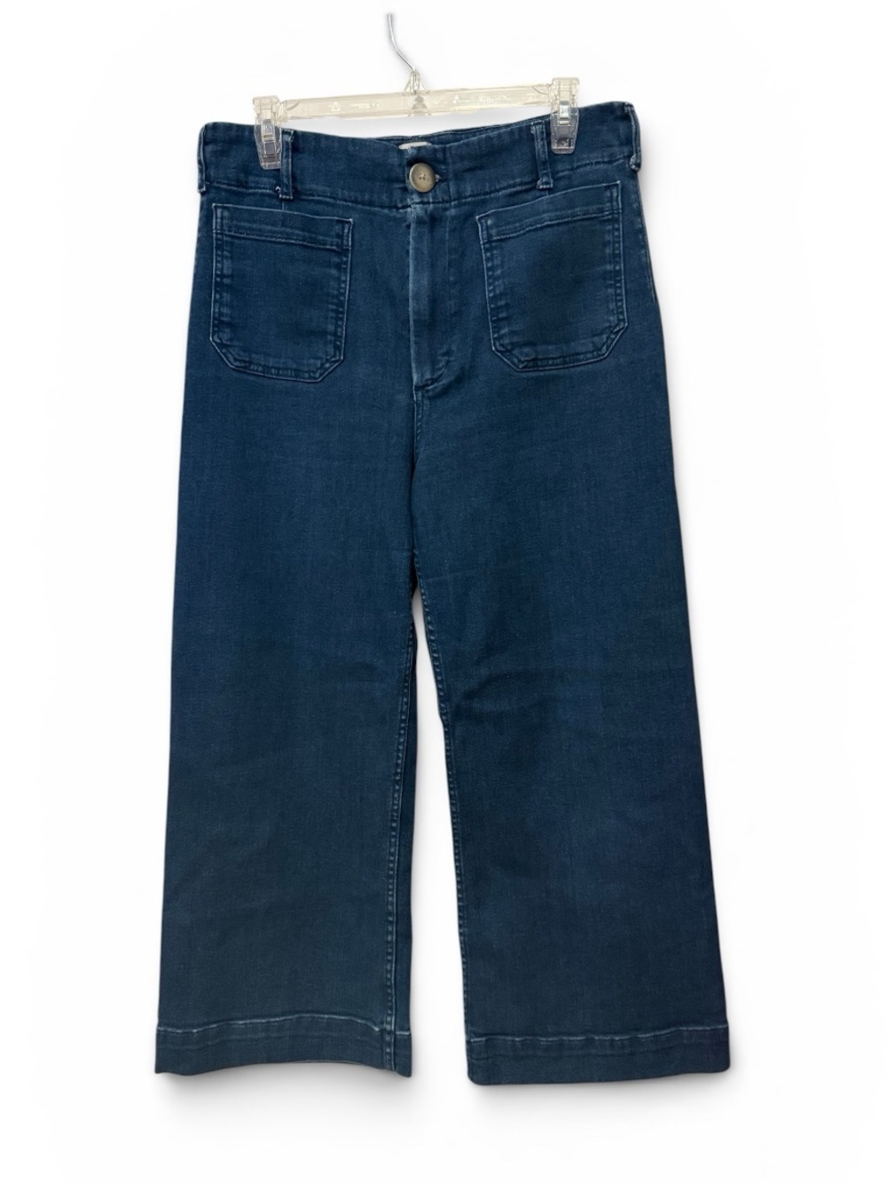 Anthropologie Maeve The Colette Wide Leg Crop Denim Jeans Size 31